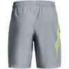 imageUnder Armour Mens AcademySteel UA Woven Graphic Modern Low Rise MultiSport Short465 Harbor Blue   Lime Surge