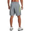 imageUnder Armour Mens AcademySteel UA Woven Graphic Modern Low Rise MultiSport Short465 Harbor Blue   Lime Surge