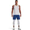 imageUnder Armour Mens AcademySteel UA Woven Graphic Modern Low Rise MultiSport Short471 Blue Mirage   White