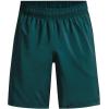 imageUnder Armour Mens AcademySteel UA Woven Graphic Modern Low Rise MultiSport Short716 Tourmaline Teal   Black