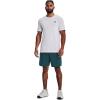 imageUnder Armour Mens AcademySteel UA Woven Graphic Modern Low Rise MultiSport Short716 Tourmaline Teal   Black
