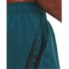 imageUnder Armour Mens AcademySteel UA Woven Graphic Modern Low Rise MultiSport Short716 Tourmaline Teal   Black