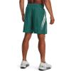 imageUnder Armour Mens AcademySteel UA Woven Graphic Modern Low Rise MultiSport Short722 Coastal Teal   White