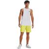 imageUnder Armour Mens AcademySteel UA Woven Graphic Modern Low Rise MultiSport Short743 Lime Yellow   Marine Od Green