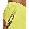 imageUnder Armour Mens AcademySteel UA Woven Graphic Modern Low Rise MultiSport Short743 Lime Yellow   Marine Od Green