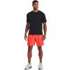 imageUnder Armour Mens AcademySteel UA Woven Graphic Modern Low Rise MultiSport Short877 After Burn   Chakra