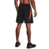 imageUnder Armour Mens AcademySteel UA Woven Graphic Modern Low Rise MultiSport ShortBlack 002Black