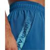 imageUnder Armour Mens AcademySteel UA Woven Graphic Modern Low Rise MultiSport ShortCruise Blue 899Blue