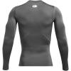 imageUnder Armour Mens HeatGear Compression LongSleeve TShirt025 Castlerock   White