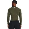imageUnder Armour Mens HeatGear Compression LongSleeve TShirt390 Marine Od Green   White