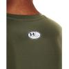 imageUnder Armour Mens HeatGear Compression LongSleeve TShirt390 Marine Od Green   White