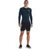 imageUnder Armour Mens HeatGear Compression LongSleeve TShirt466 Darling Blue   White