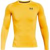 imageUnder Armour Mens HeatGear Compression LongSleeve TShirt790 Taxi   Black