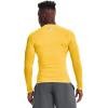 imageUnder Armour Mens HeatGear Compression LongSleeve TShirt790 Taxi   Black