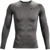 imageUnder Armour Mens HeatGear Compression LongSleeve TShirtCarbon Heather 090Black