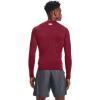 imageUnder Armour Mens HeatGear Compression LongSleeve TShirtCardinalwhite