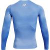 imageUnder Armour Mens HeatGear Compression LongSleeve TShirtCarolina Blue 475White