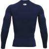 imageUnder Armour Mens HeatGear Compression LongSleeve TShirtMidnight Navy 410White