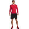 imageUnder Armour Mens HeatGear Compression LongSleeve TShirtRed 600White