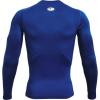 imageUnder Armour Mens HeatGear Compression LongSleeve TShirtRoyal Blue 400White