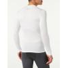 imageUnder Armour Mens HeatGear Compression LongSleeve TShirtWhite  Black