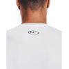 imageUnder Armour Mens HeatGear Compression LongSleeve TShirtWhite 100Black