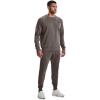imageUnder Armour Mens Rival Fleece Crew TShirt176 Fresh Clay   Onyx White