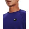 imageUnder Armour Mens Rival Fleece Crew TShirt468 Sonar Blue   Onyx White