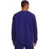 imageUnder Armour Mens Rival Fleece Crew TShirt468 Sonar Blue   Onyx White