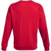 imageUnder Armour Mens Rival Fleece Crew TShirt601 Red   Onyx White