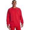 imageUnder Armour Mens Rival Fleece Crew TShirt601 Red   Onyx White