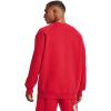 imageUnder Armour Mens Rival Fleece Crew TShirt601 Red   Onyx White