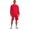 imageUnder Armour Mens Rival Fleece Crew TShirt601 Red   Onyx White