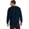 imageUnder Armour Mens Rival Fleece Crew TShirtAcademy Blue 408Onyx White