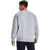 imageUnder Armour Mens Rival Fleece Crew TShirtMod Gray Light Heather 011Onyx White