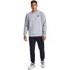 imageUnder Armour Mens Rival Fleece Crew TShirtMod Gray Light Heather 011Onyx White