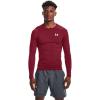 imageUnder Armour Mens HeatGear Compression LongSleeve TShirtCardinalwhite