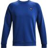 imageUnder Armour Mens Rival Fleece Crew TShirtTech Blue 432Onyx White