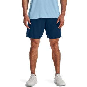 imageUnder Armour Mens AcademySteel UA Woven Graphic Modern Low Rise MultiSport Short426 Varsity Blue   Blizzard