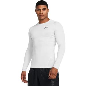 imageUnder Armour Mens HeatGear Compression LongSleeve TShirt023 Distant Gray   Black