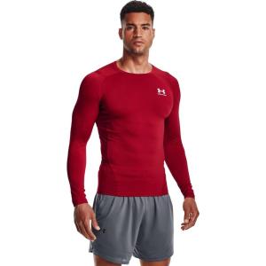 imageUnder Armour Mens HeatGear Compression LongSleeve TShirtFlawless  White
