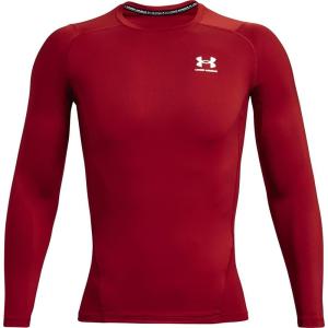 imageUnder Armour Mens HeatGear Compression LongSleeve TShirtFlawless 834White