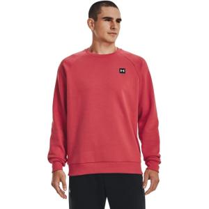imageUnder Armour Mens Rival Fleece Crew TShirt638 Chakra   Onyx White