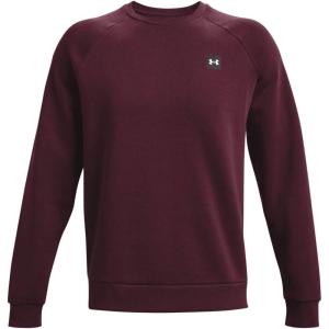 imageUnder Armour Mens Rival Fleece Crew TShirtDark Maroon 600Onyx White