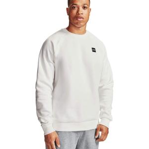 imageUnder Armour Mens Rival Fleece Crew TShirtOnyx White 112White