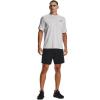 imageUnder Armour Mens AcademySteel UA Woven Graphic Modern Low Rise MultiSport Short001  Black  White