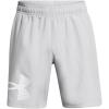 imageUnder Armour Mens AcademySteel UA Woven Graphic Modern Low Rise MultiSport Short011 Mod Gray   White