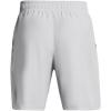 imageUnder Armour Mens AcademySteel UA Woven Graphic Modern Low Rise MultiSport Short011 Mod Gray   White