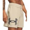imageUnder Armour Mens AcademySteel UA Woven Graphic Modern Low Rise MultiSport Short289 Khaki Base   Black