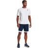 imageUnder Armour Mens AcademySteel UA Woven Graphic Modern Low Rise MultiSport Short408  Academy  White